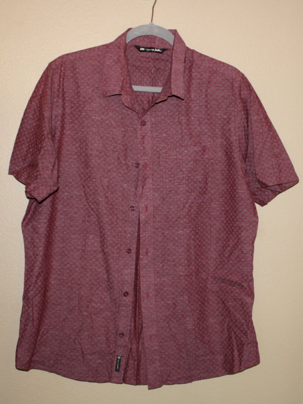 Travis Mathew Short Sleeve Button Up